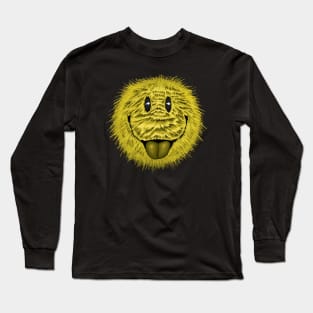 Ma fur smiley pet Long Sleeve T-Shirt